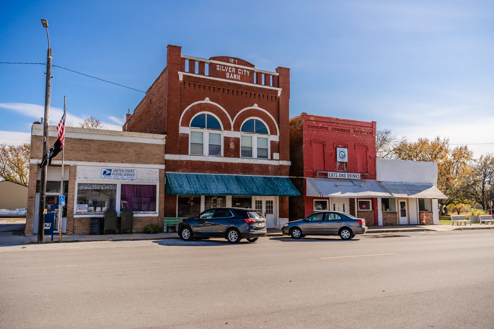 Downtown Silver City, Iowa